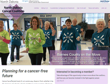 Tablet Screenshot of ndcancercoalition.org